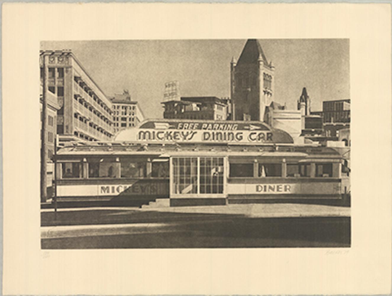 What Photorealist artist painted diners?