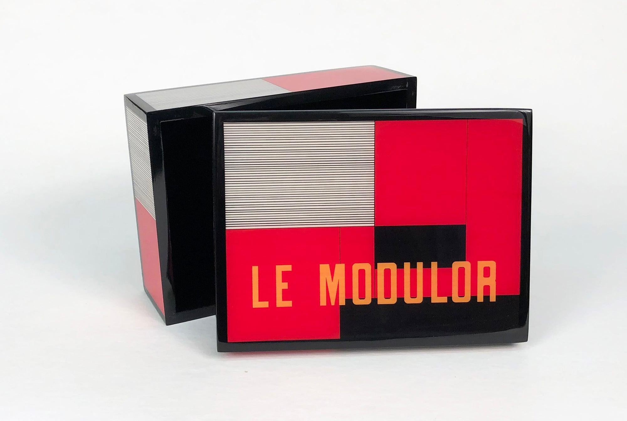 Boîte en laque Le Modulor