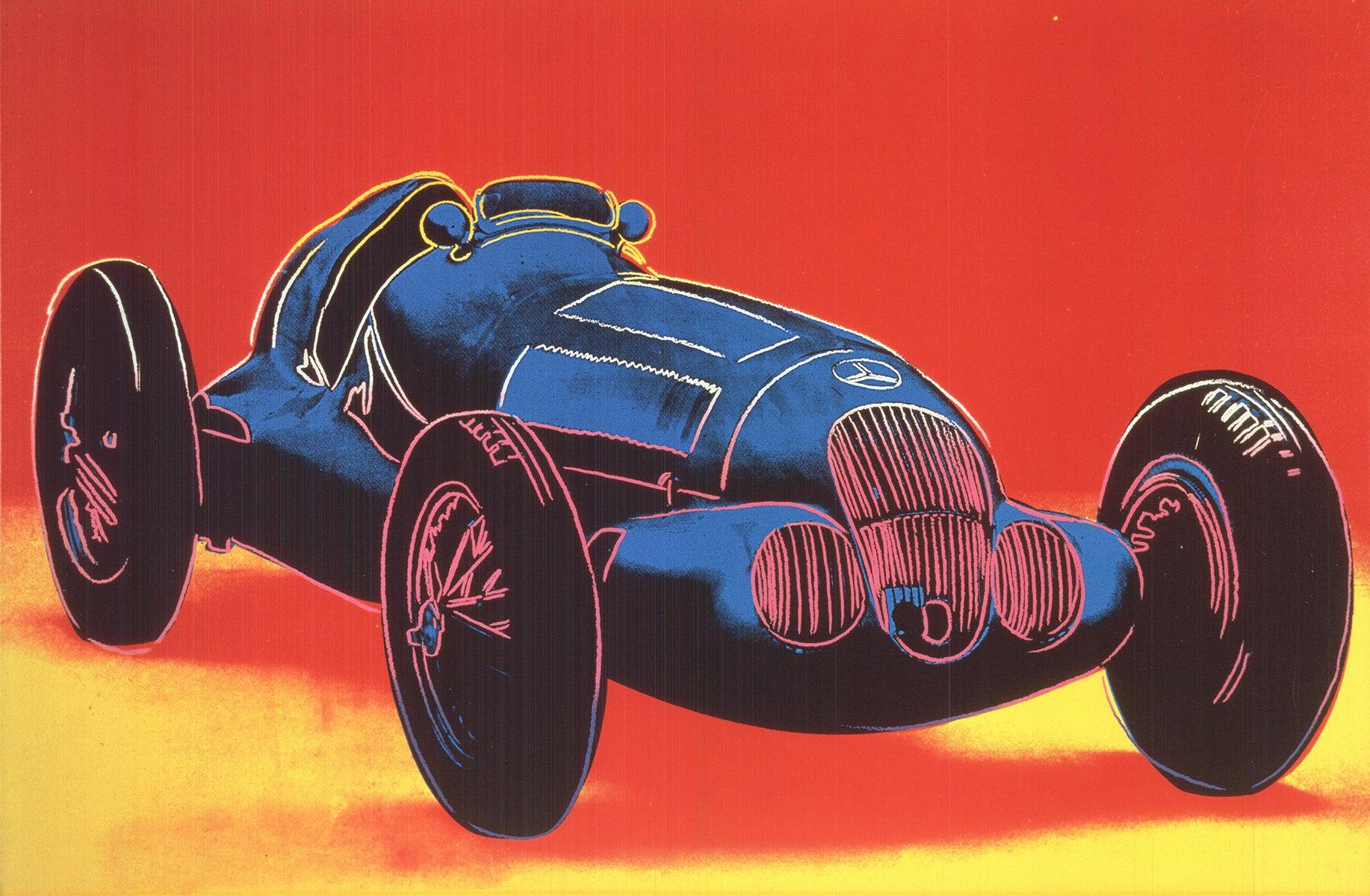 Warhol-Mercedes-Benz Formel-Rennwagen W 125 - Art Arte pop de (after) Andy Warhol