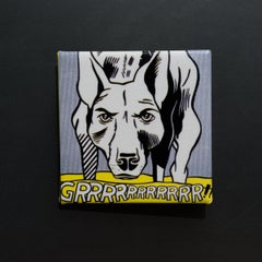 Grrrrr... Vintage Button- 1981