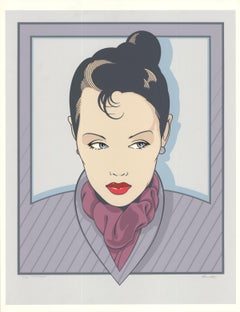 Henry Schmidt-Marguerite-26" x 20"-Serigraph-1985-Contemporary-Gray