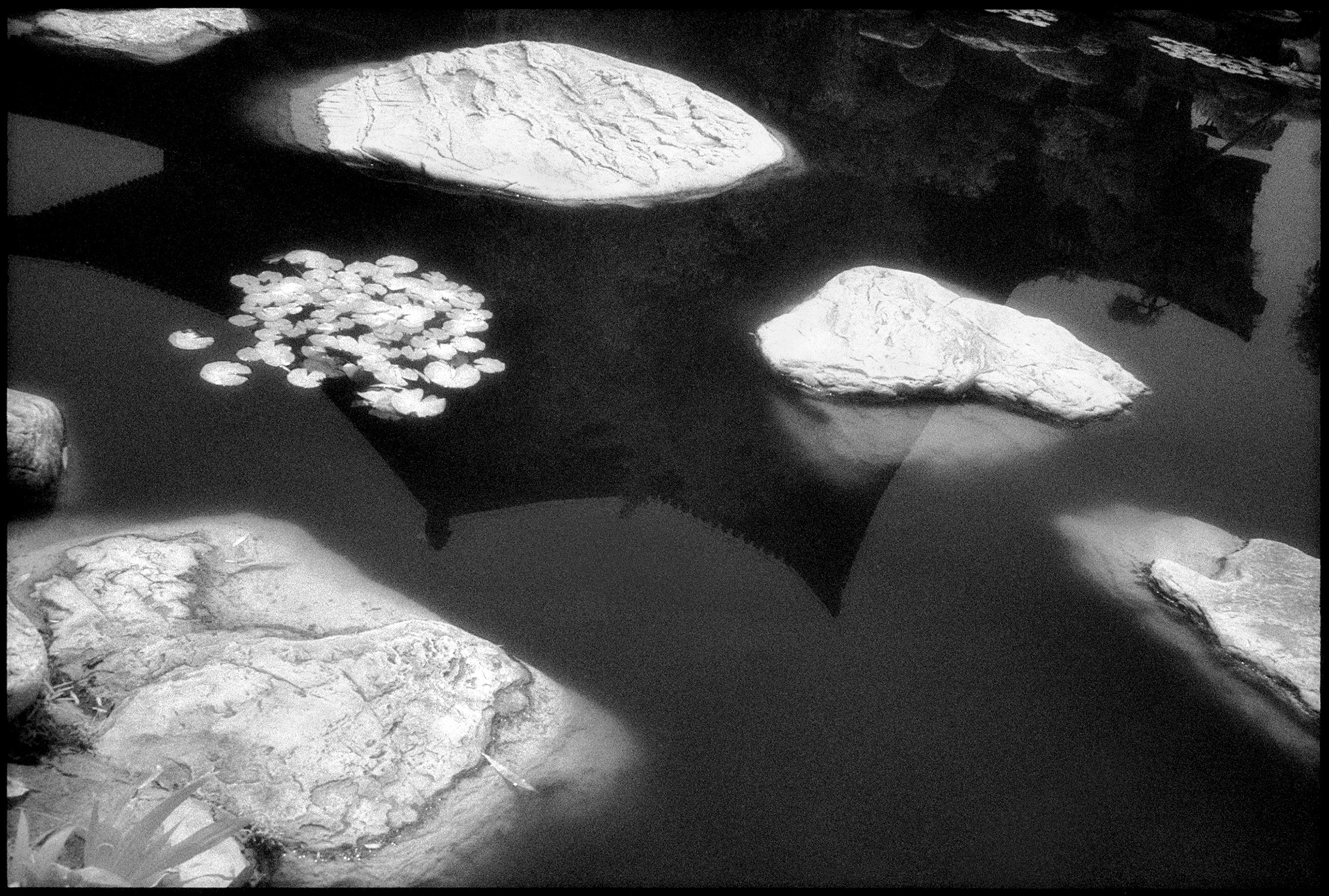 Edward Alfano Black and White Photograph - Huaging Hot Springs III, Xi'an China- Black & White Pigment Print, (4/25)