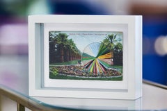 Eastlake Park Winter Scene - Postcard Image of Landscape Flower Bed