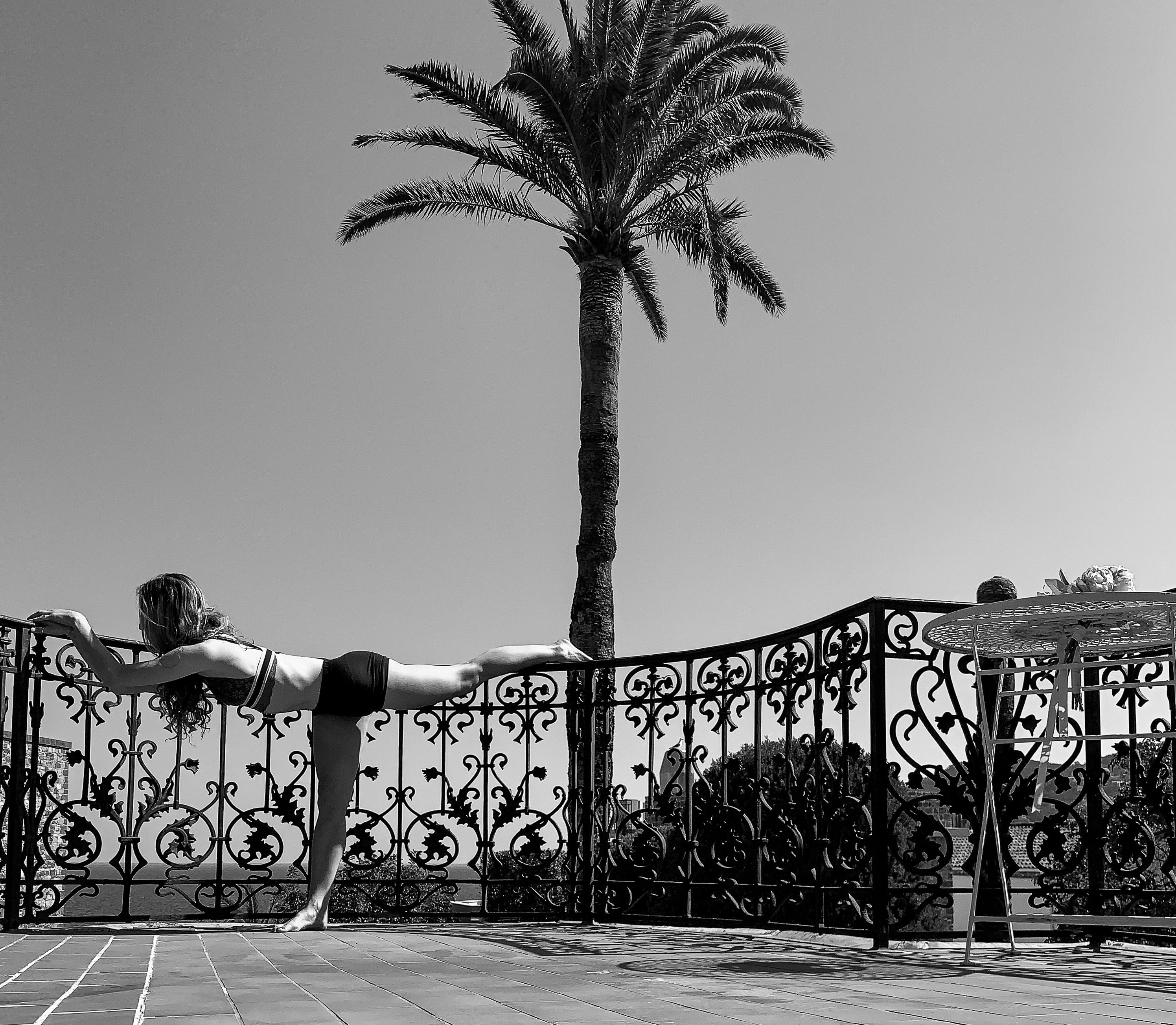 Rachel Berkowitz Black and White Photograph - Self-Reflection No. 4 - Female Figure + Landscape in Black & White