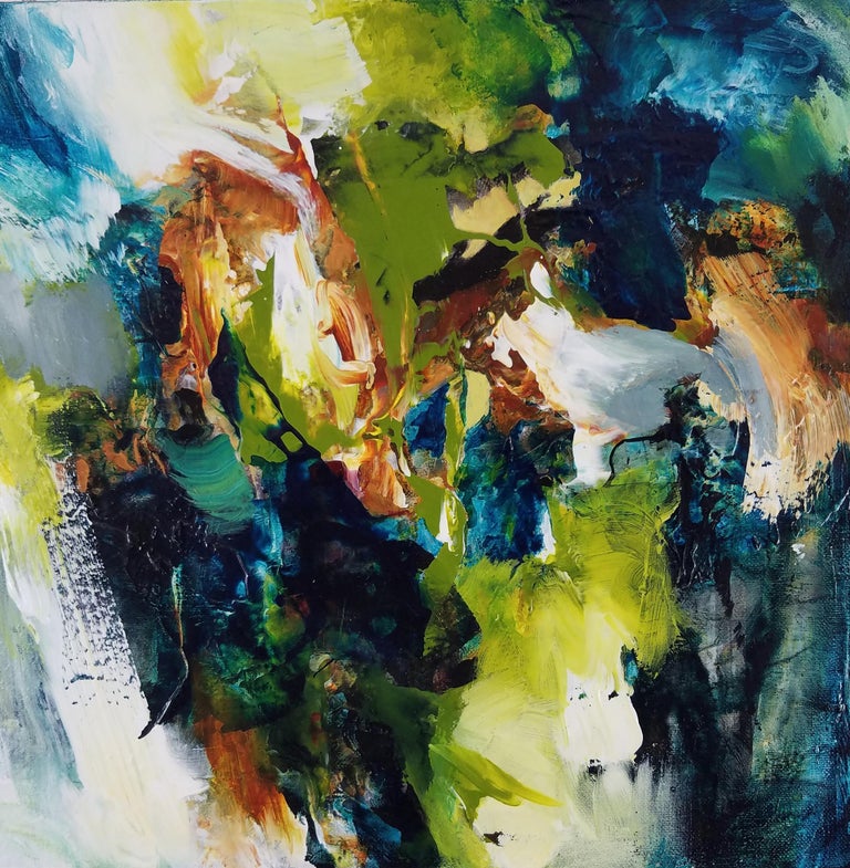 Laurie Barmore Forest Light 2 Square Abstract Expressionist