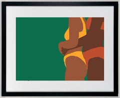 Love - Framed Colorful Print of Women / Lesbian / Sisterhood / Women of Color 