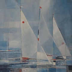 1953 American Geometric Abstract Yachts Racing