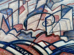 1936 American Modernist "The Earth Trembled" ACA Gallery Label