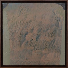 "Tomba" abstract landscape painting, oil on canvas by Skylar Hughes