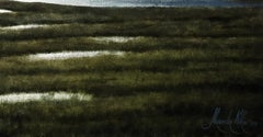 "Moontide", Alexander Volkov, 24x48, Oil on Canvas, Photorealism, Landscape