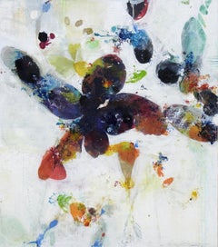 «Divine Garden Series #268 », Mark Whitmarsh, Contemporary White Flowers, 48x36