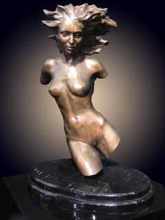 "Metamorphosis", Frederick Hart, Figurative Bronze Sculpture, 37x29x7