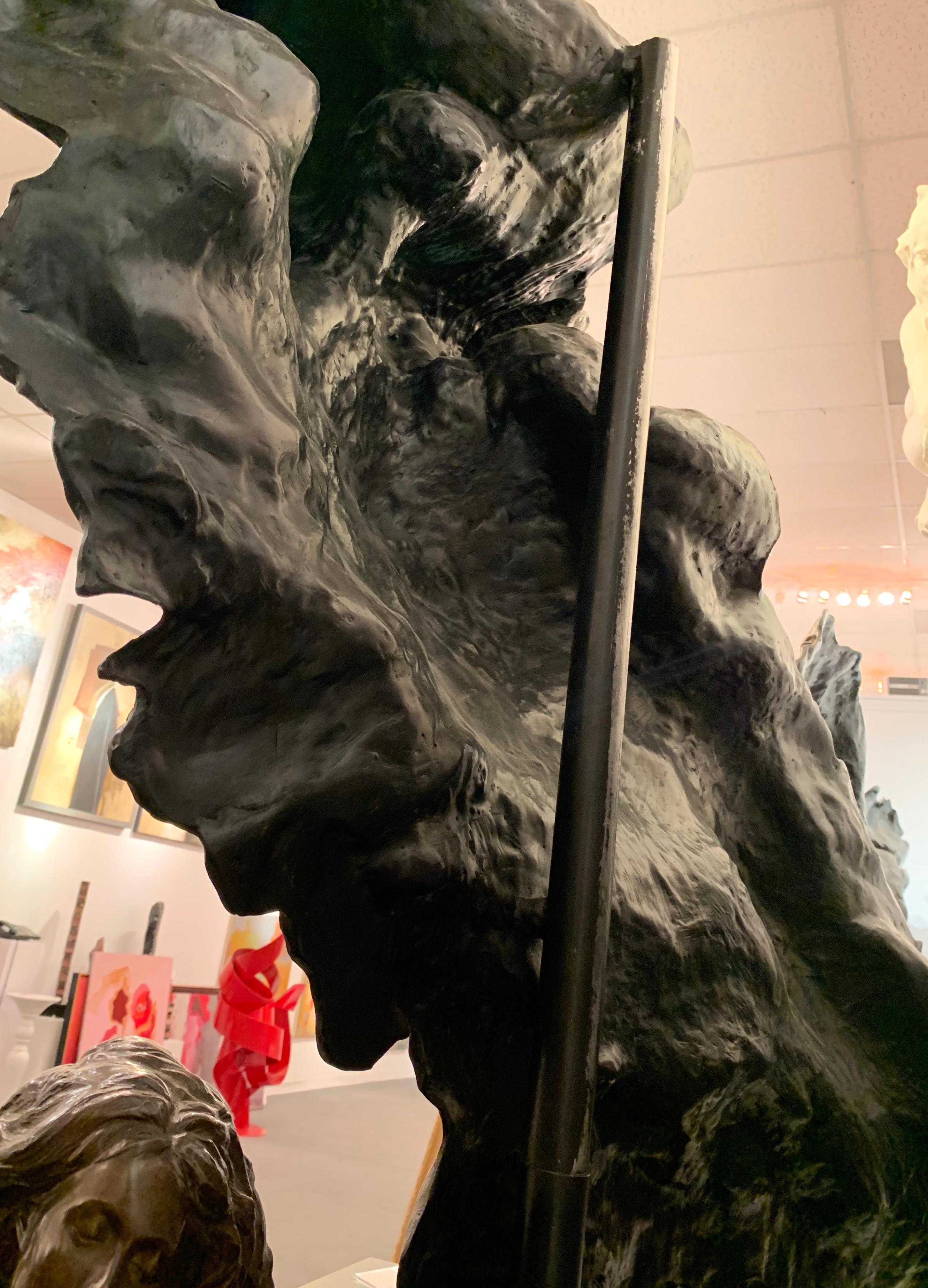 « Ex Nihilo Figure 3 », Frederick Hart, Sculpture en bronze, Homme figuratif en vente 3