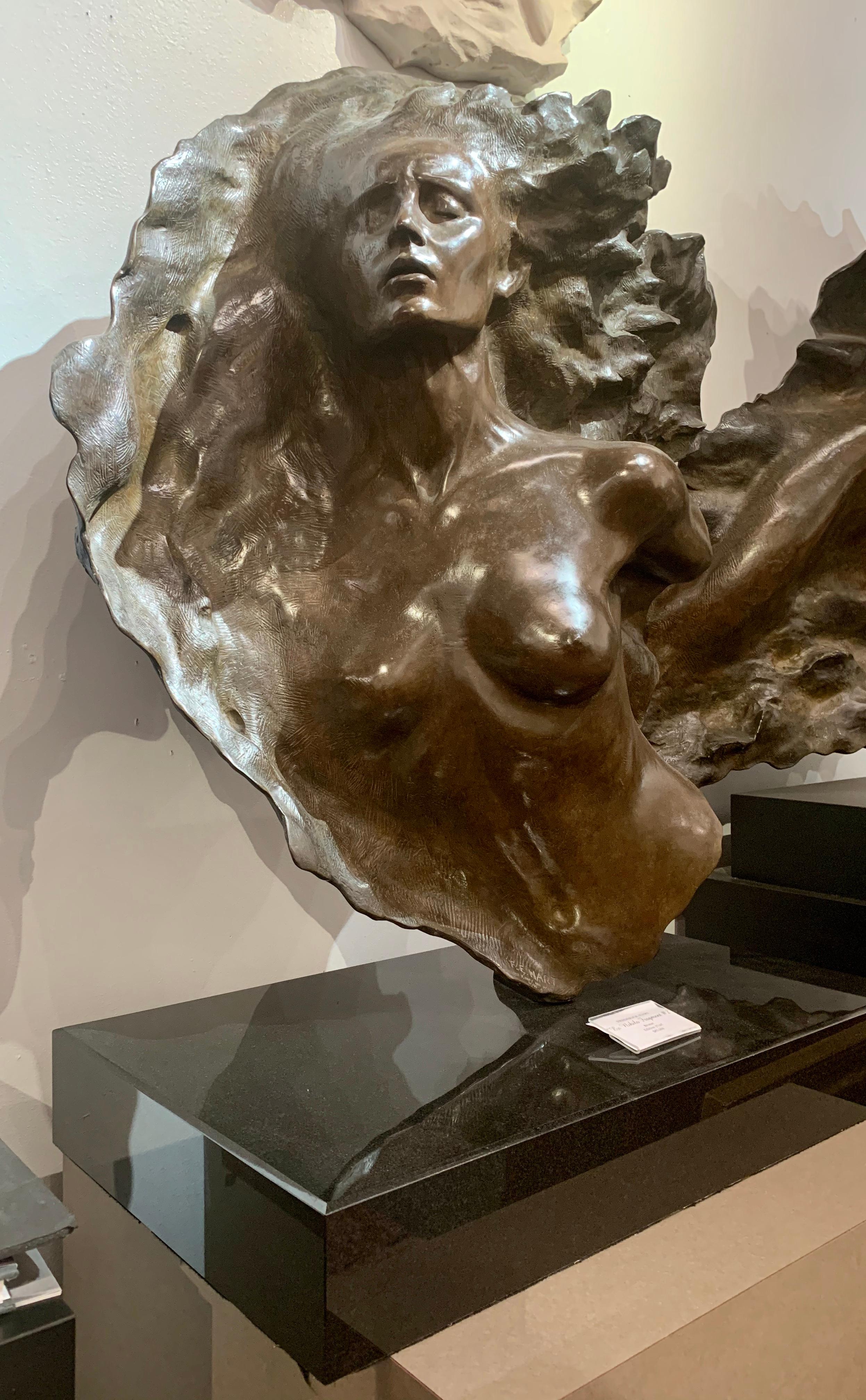 « Ex Nihilo Fragment 2 », Frederick Hart, Sculpture en bronze, Figure de femme en vente 3