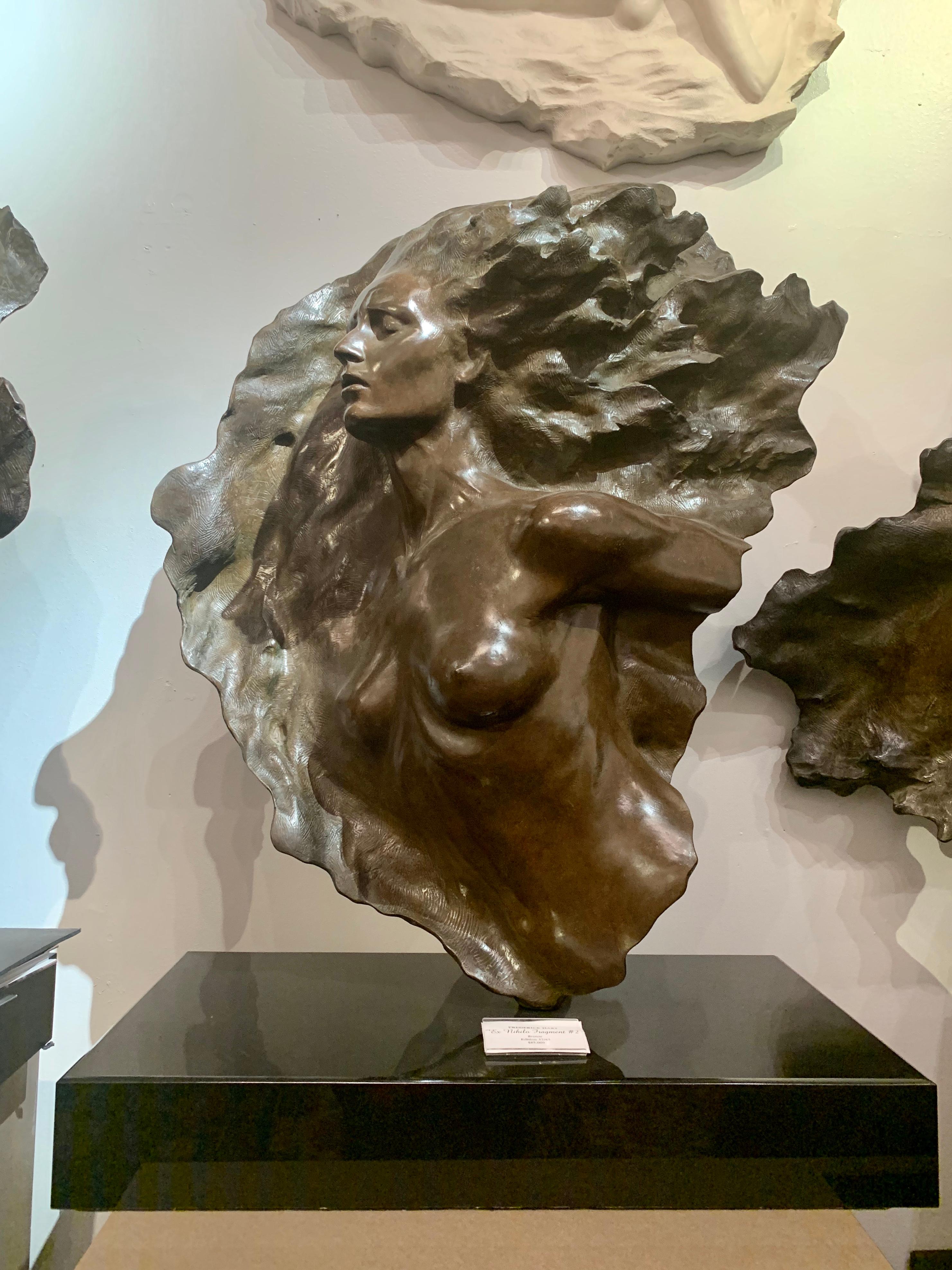 « Ex Nihilo Fragment 2 », Frederick Hart, Sculpture en bronze, Figure de femme en vente 2