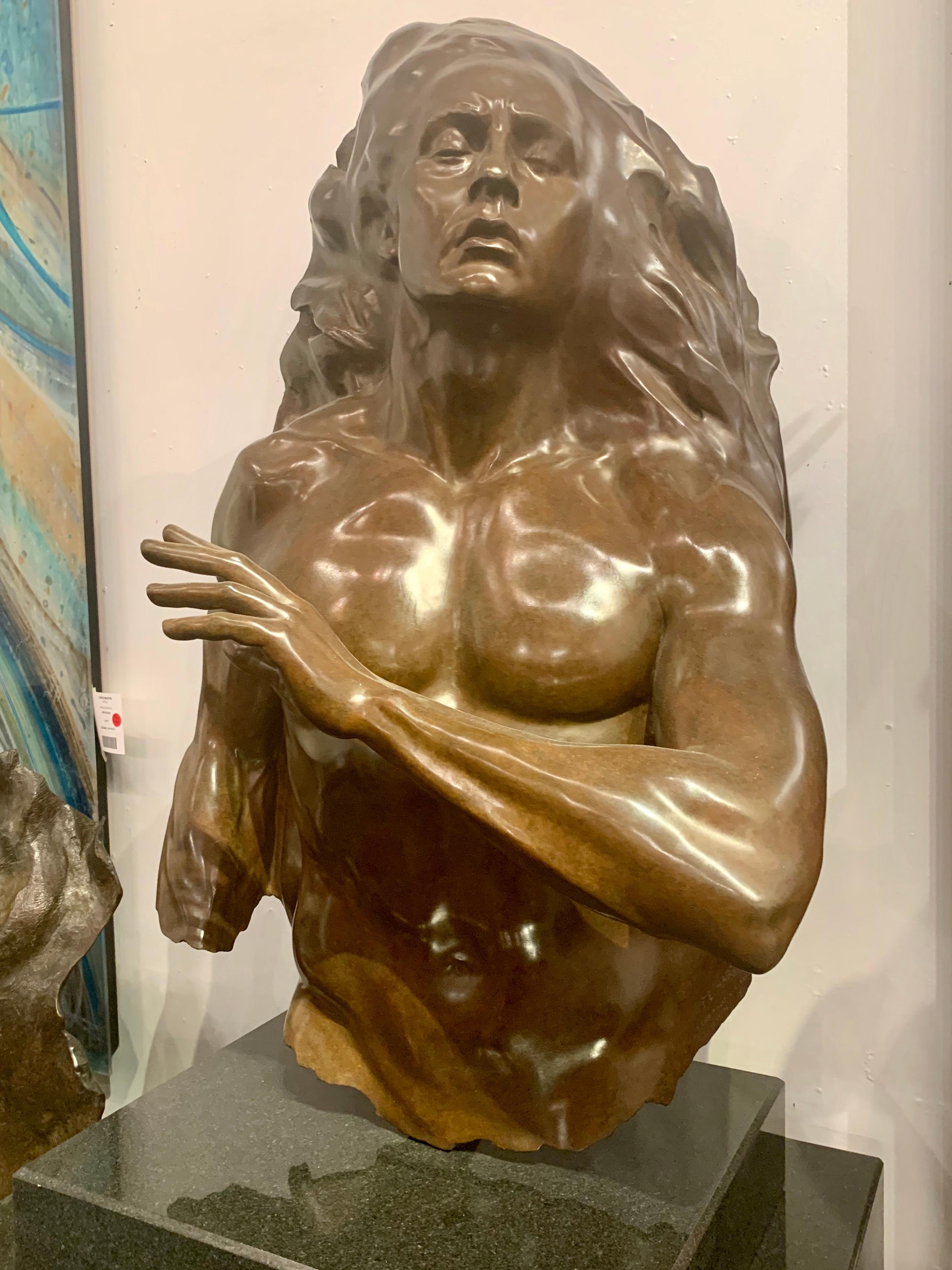 « Adam Fragment », Frederick Hart, Sculpture en bronze, Homme figuratif, Biblique en vente 3