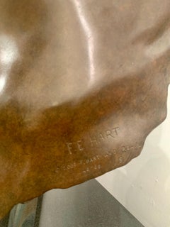 "Adam Fragment", Frederick Hart, Bronze Sculpture, Figurative Man, Biblical