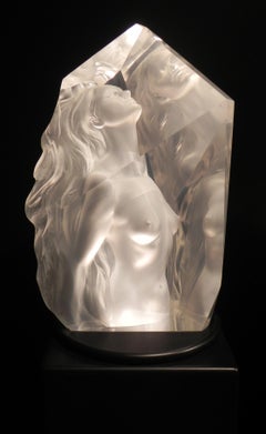 "Exaltation", Frederick Hart, Lucite Sculpture, Figurative Woman