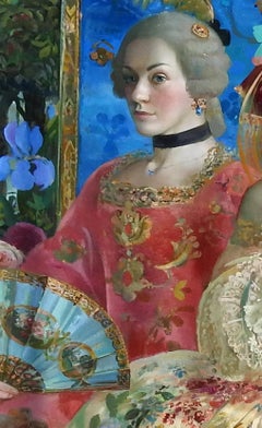 „Versailles“:: Olga Suvorava:: Öl auf Leinwand:: russischer figurativer Realismus
