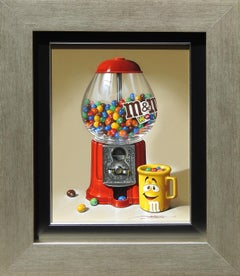 "Can't Eat Just One", Javier Mulio, Oil on Board, Realistic Still Life w/ Candy