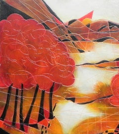 "Nouveau Paysage", Jean-Claude Gaugy, Oil on Board, French, Contemporary