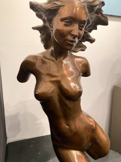"Metamorphosis", Frederick Hart, Figurative Bronze Sculpture, 37x29x7
