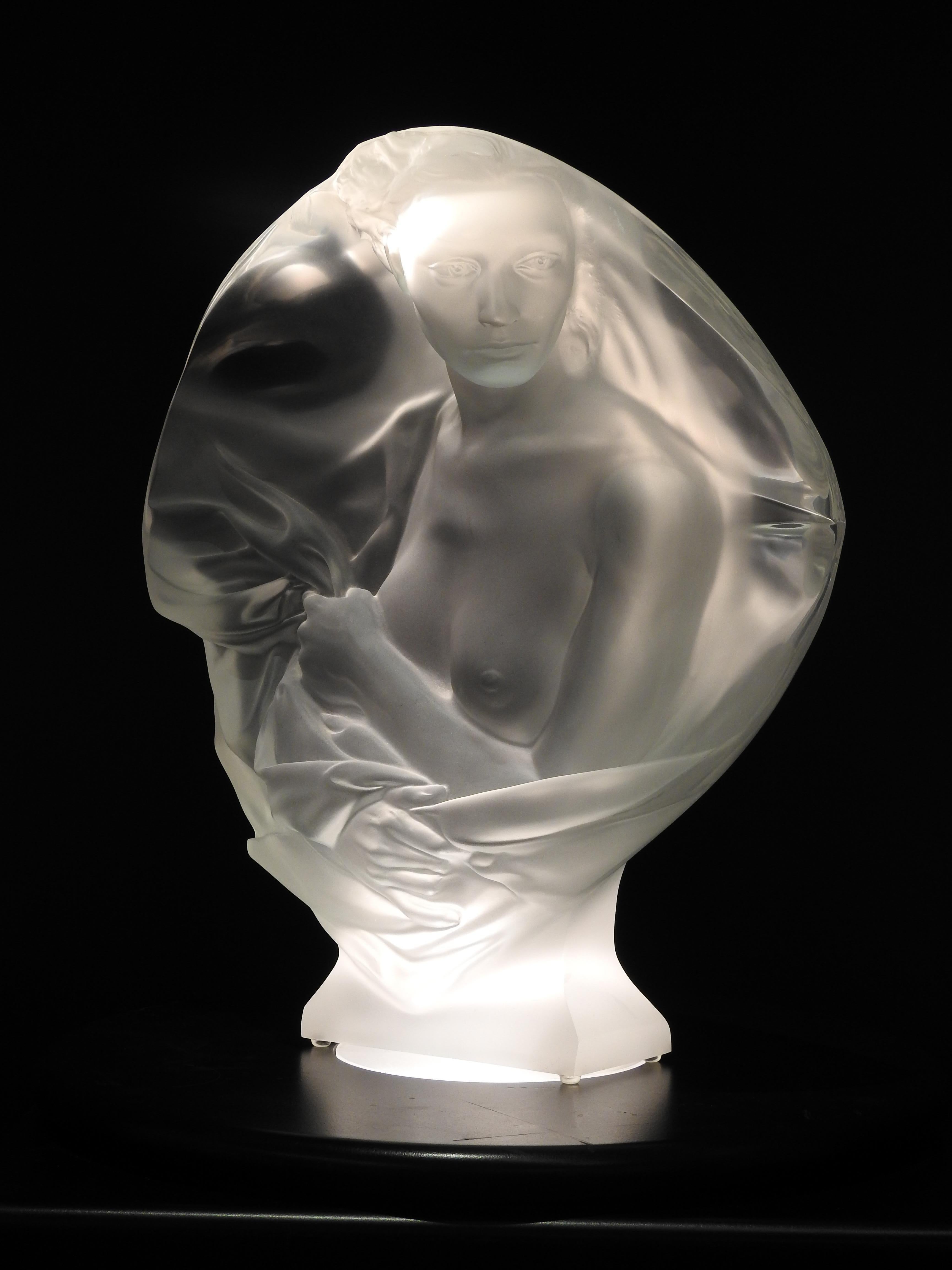 „“Kontemplation“, Frederick Hart, Acrylharz, figürliche Skulptur 