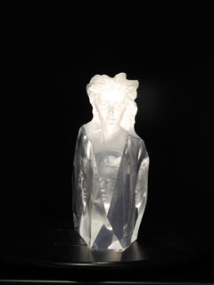 „Destiny“, Frederick Hart, Acryl-Skulptur, Frau, 12x15x7 Zoll, 124/350, weiß