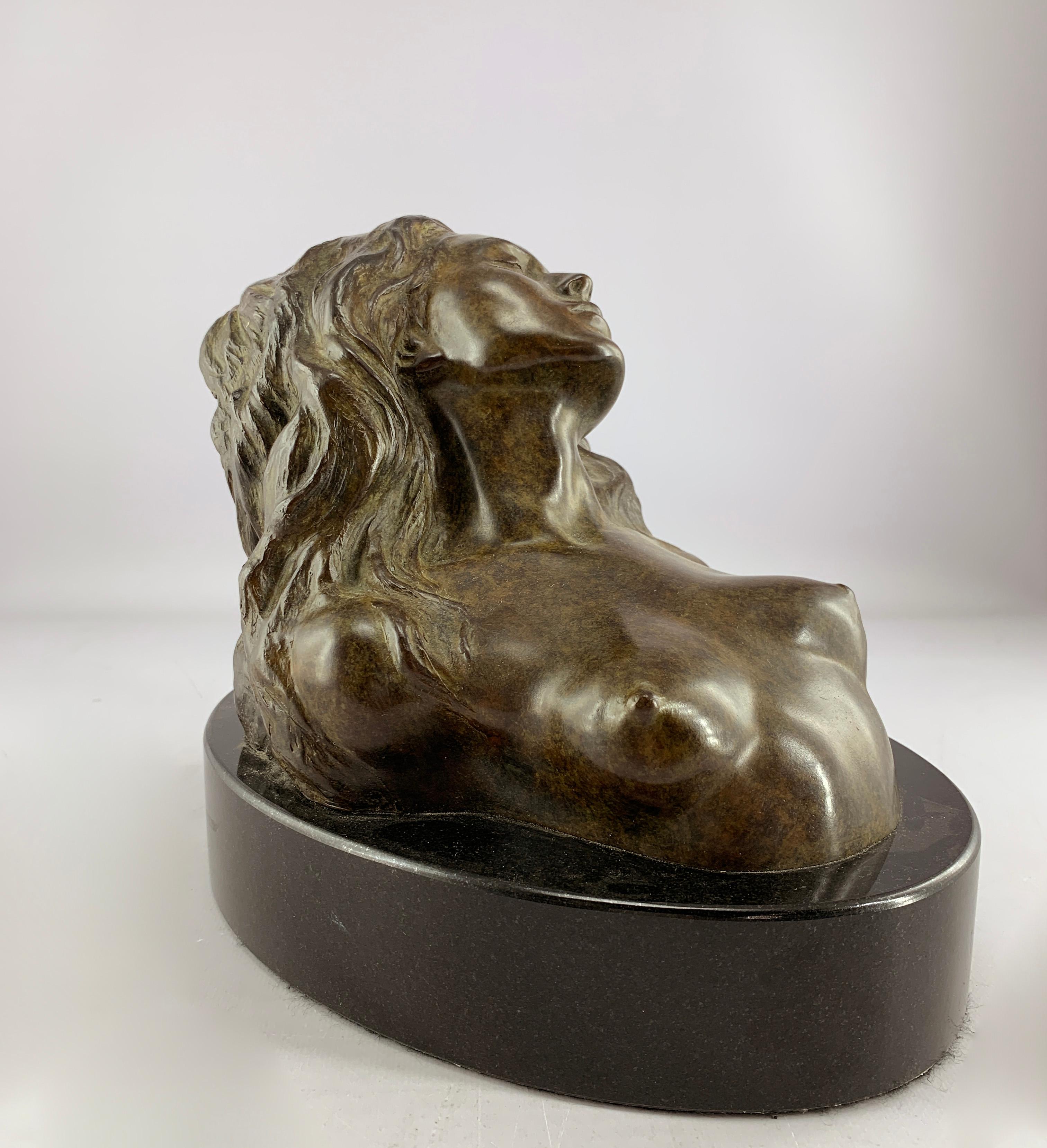 « vérité et beauté », Frederick Hart, sculpture figurative en bronze, 20,3 x 30,4 x 22,9 cm  en vente 2
