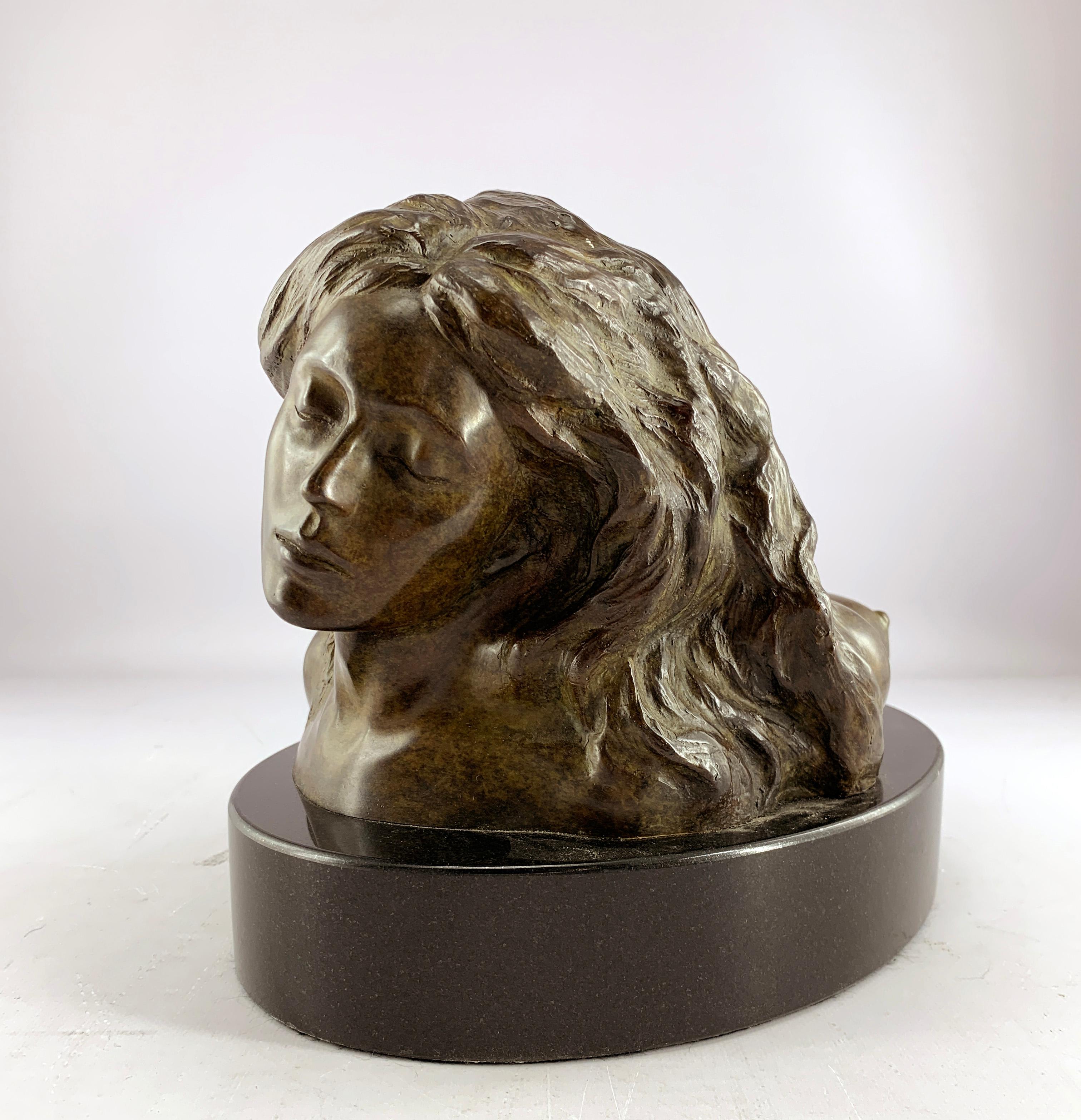 « vérité et beauté », Frederick Hart, sculpture figurative en bronze, 20,3 x 30,4 x 22,9 cm  en vente 3