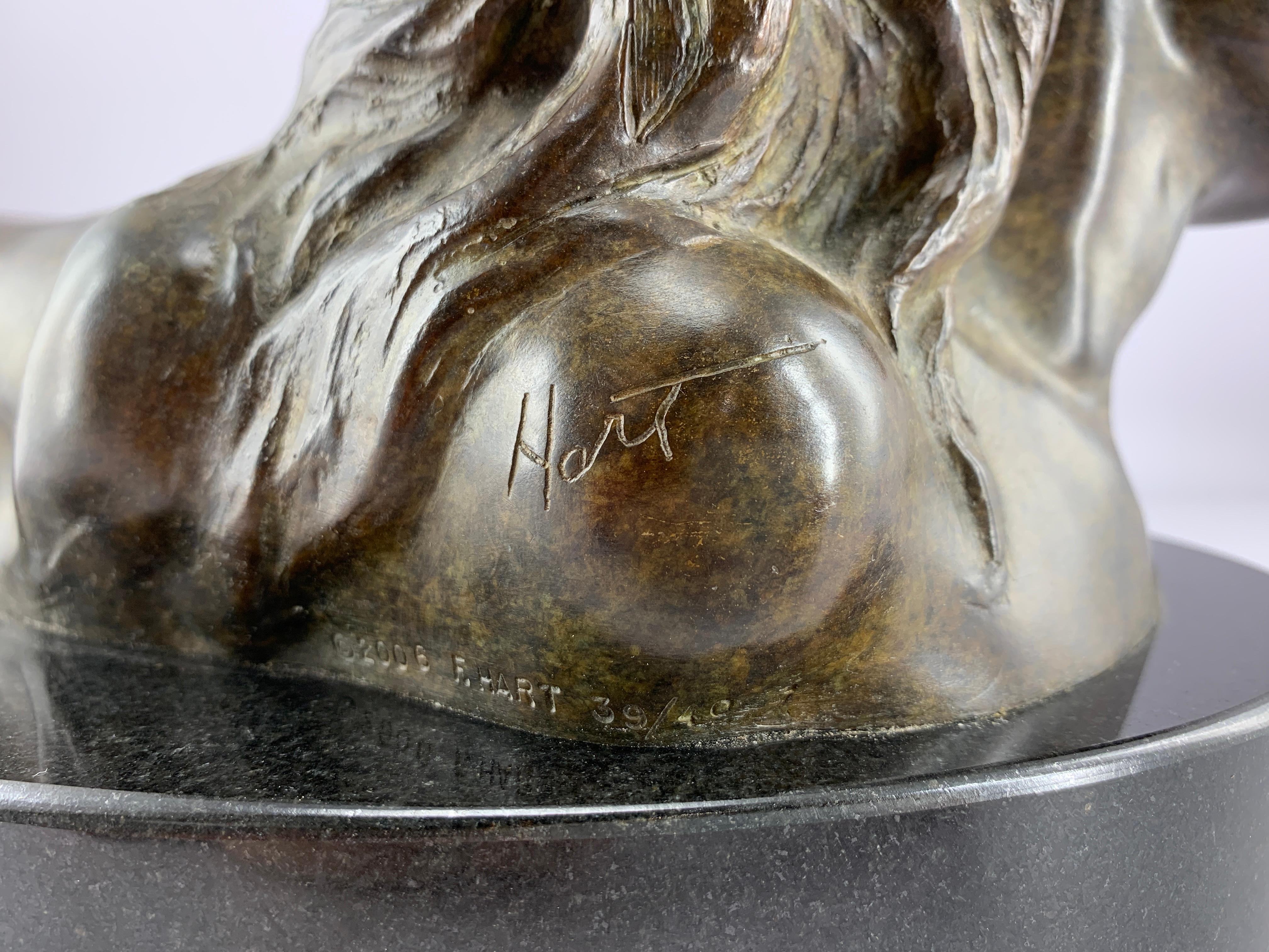 « vérité et beauté », Frederick Hart, sculpture figurative en bronze, 20,3 x 30,4 x 22,9 cm  en vente 4