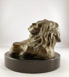 "Truth & Beauty", Frederick Hart, Bronze Figurative Sculpture, 8x12x9 in., 