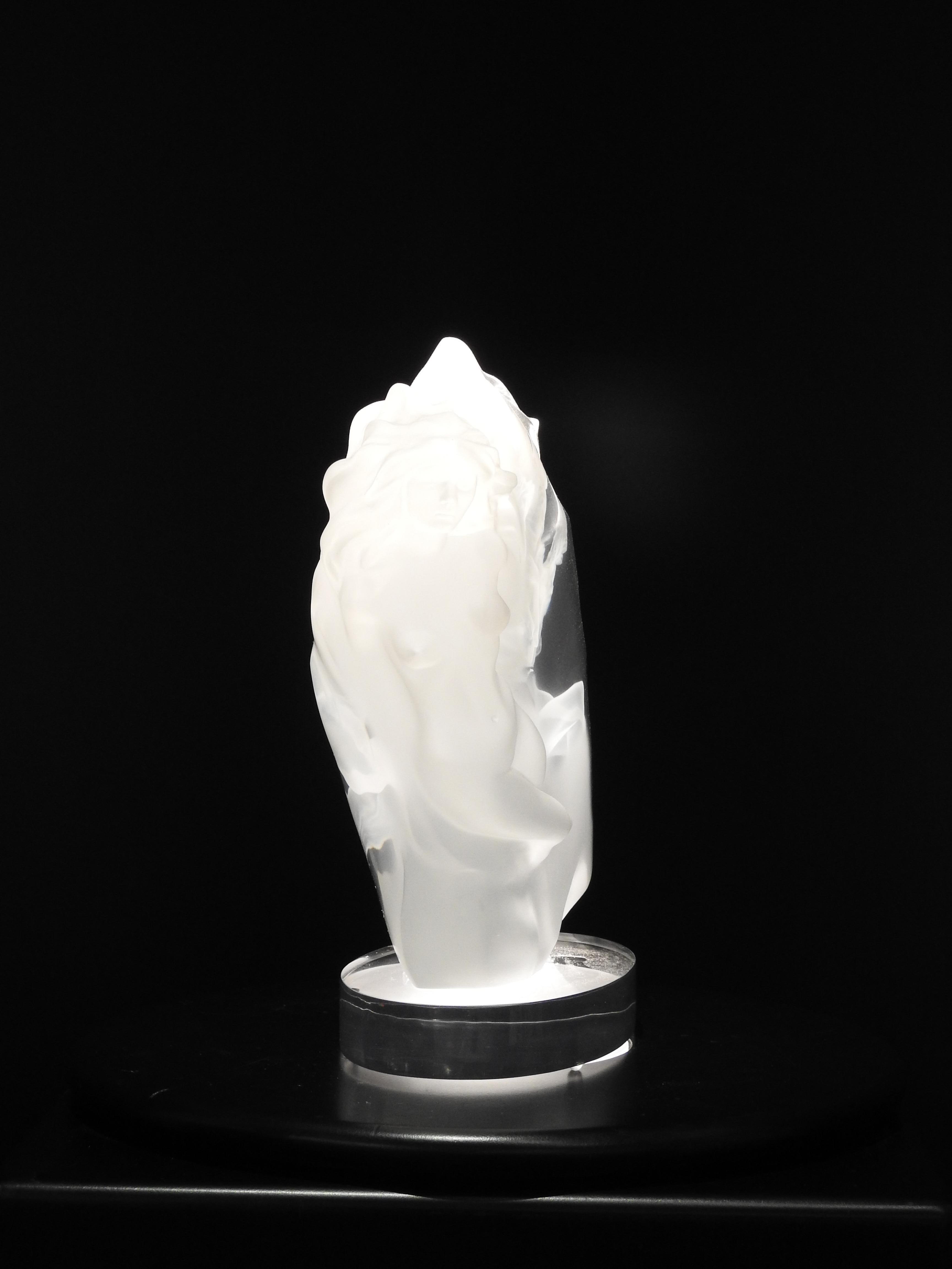 clear acrylic sculpture