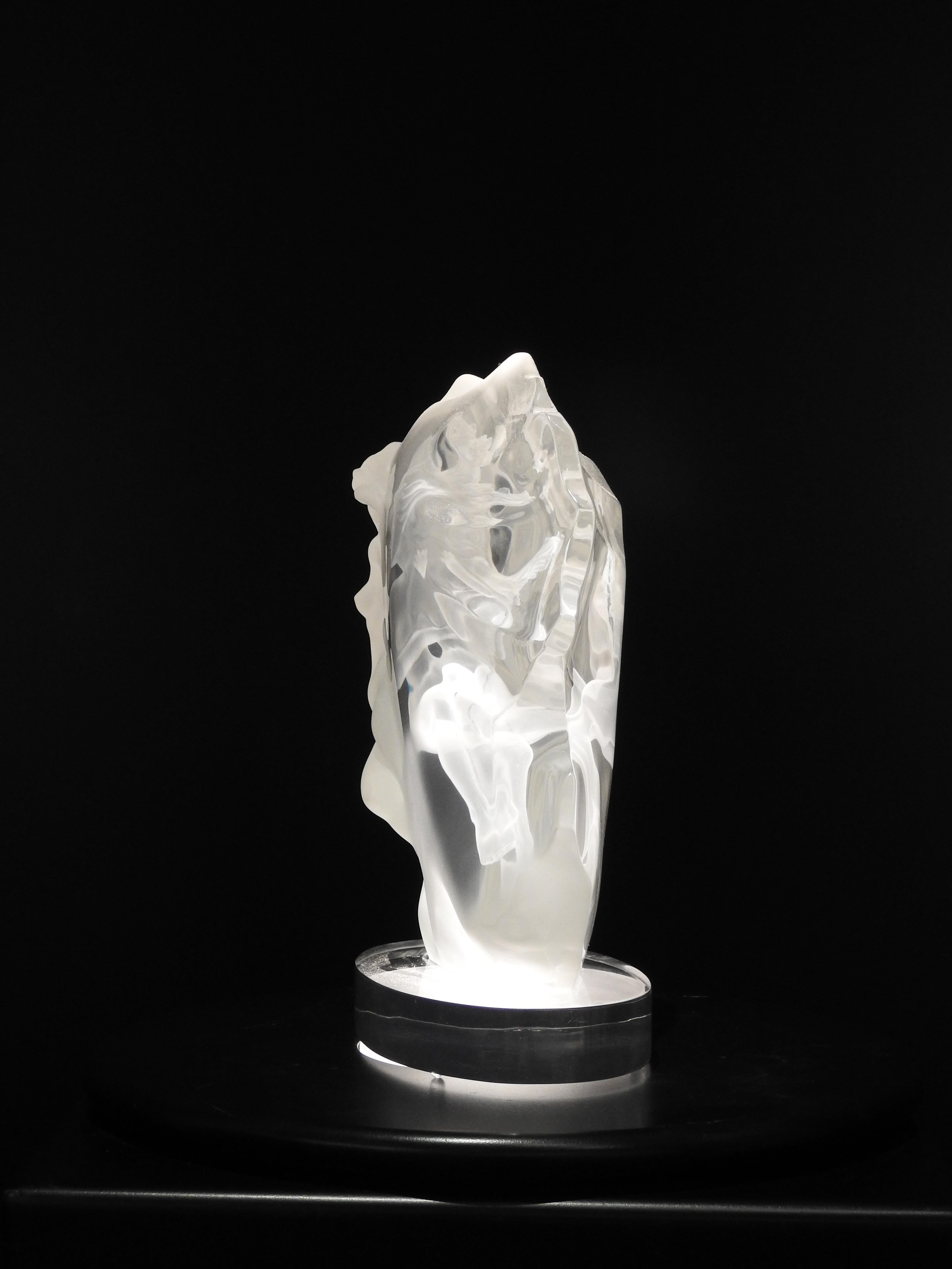 „Spirita“, Frederick Hart, Acryl-Skulptur, 15x14x7 Zoll, 330/350, weiß im Angebot 3