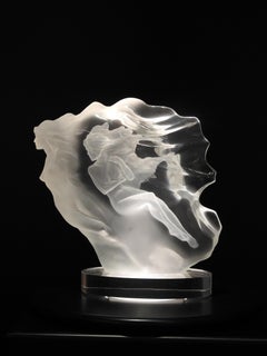 Vintage "Spirita", Frederick Hart, Acrylic Sculpture, 15x14x7 in., 330/350, white