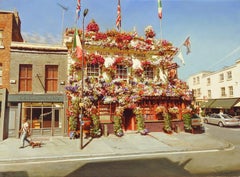 "The Churchill Arms", Oleg Turchin, Oil on Canvas, 30x40, Photorealism Original