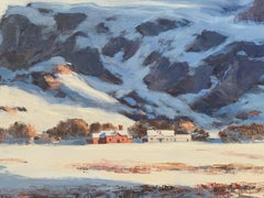 "Sunset in Allegheny", Bogomir Bogdanovic, Oil on Board, Landscape, 30x40 in.