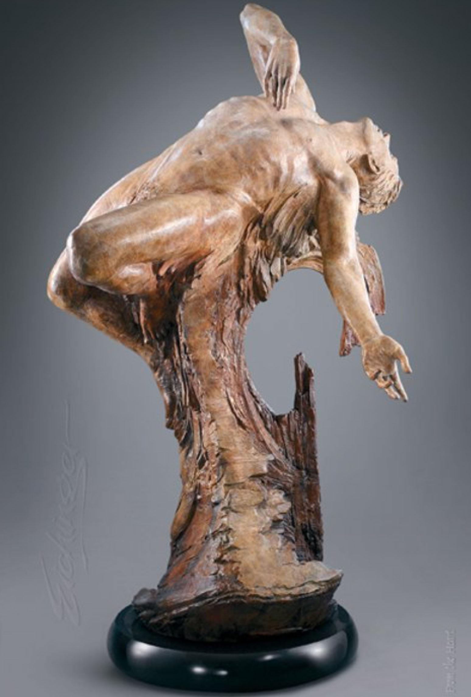 « From the Heart », Martin Eichinger, figuratif, bronze, romantique, 62x38x33 po.