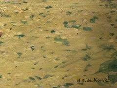 "Day at the Beach", Henni de Korte, 20x24 in, Oil on Canvas, Impressionism