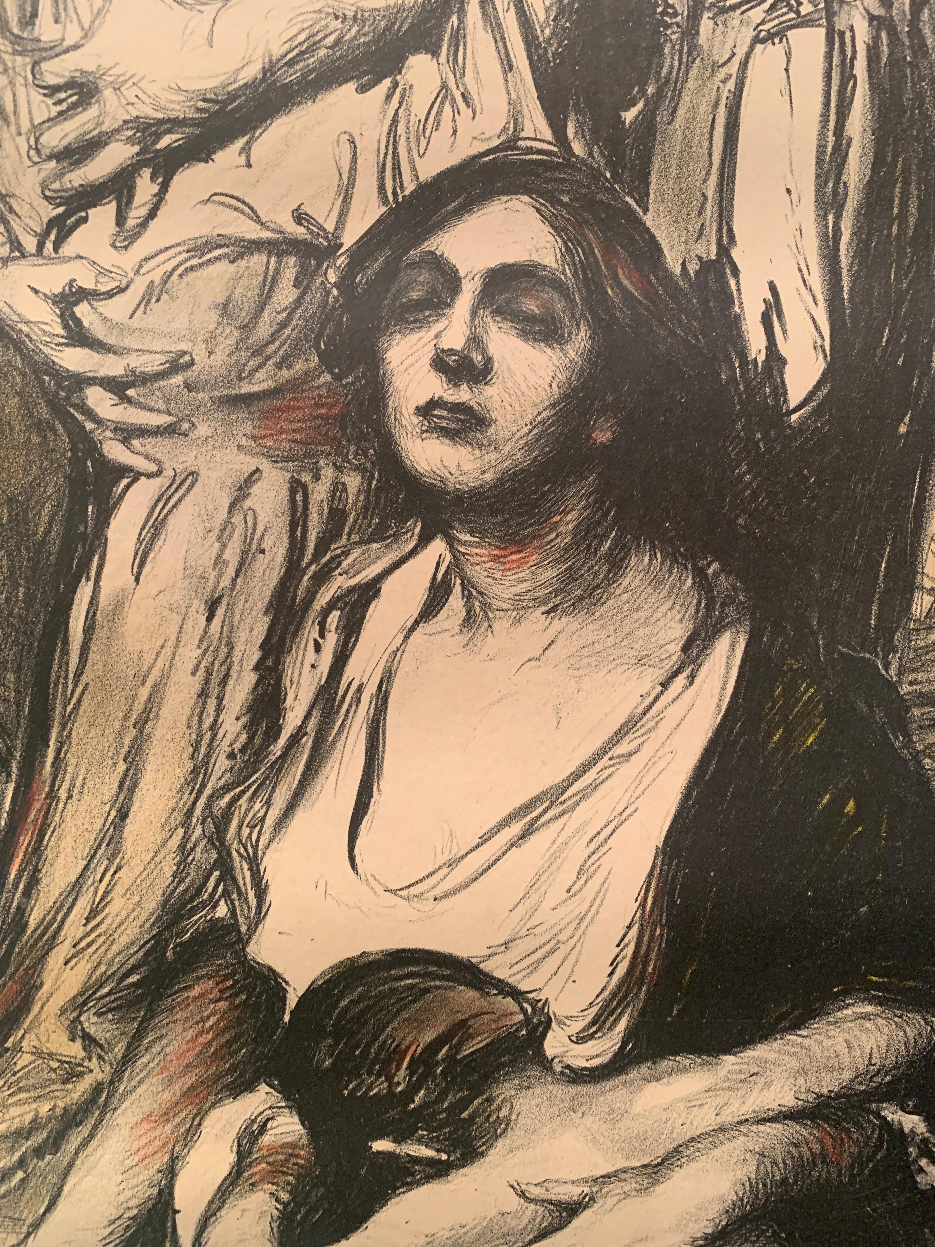 Affiche française ancienne d'origine, « Journee », Charles D. Fouqueray, Lithographie en vente 4