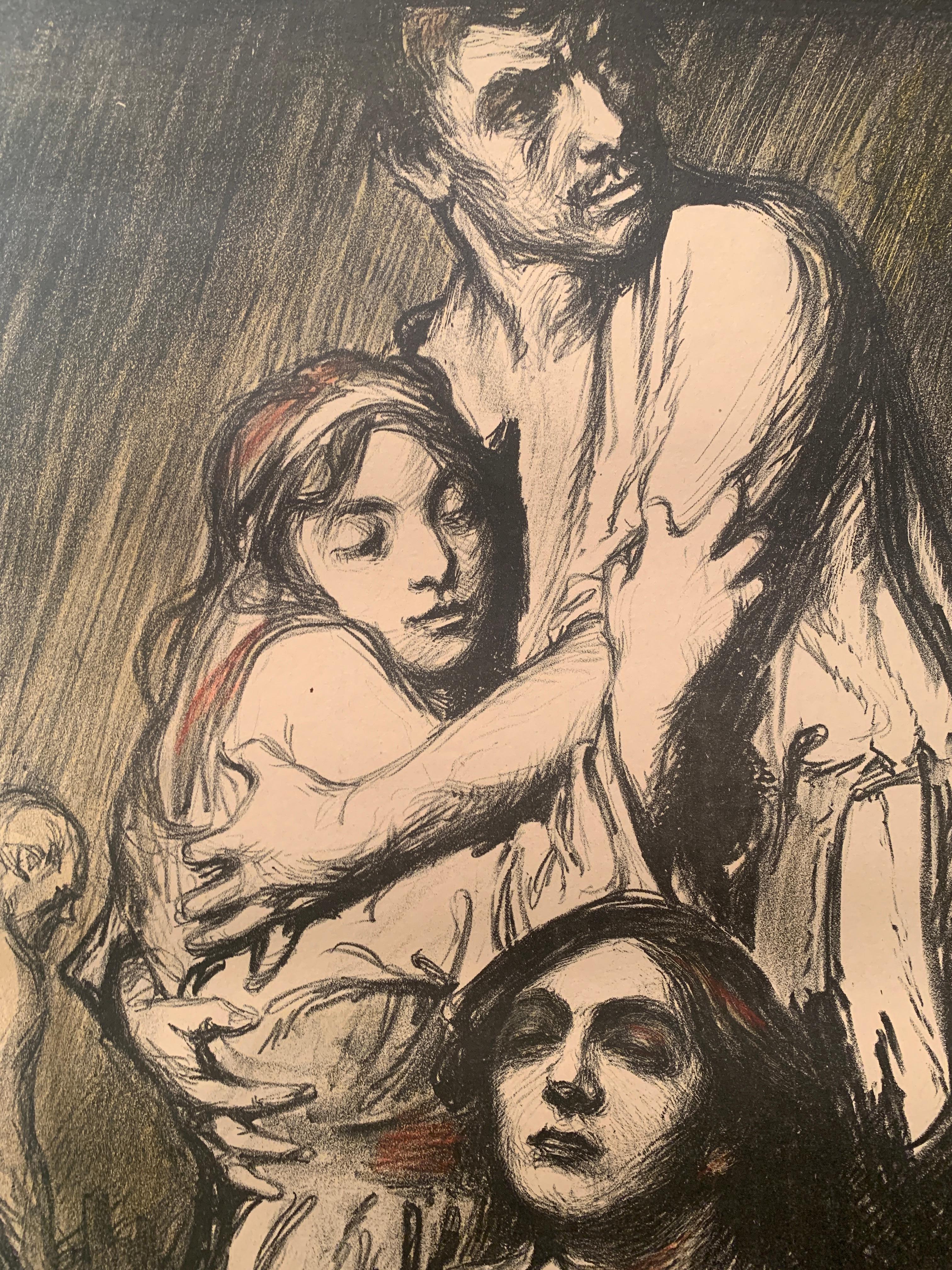 Affiche française ancienne d'origine, « Journee », Charles D. Fouqueray, Lithographie en vente 5