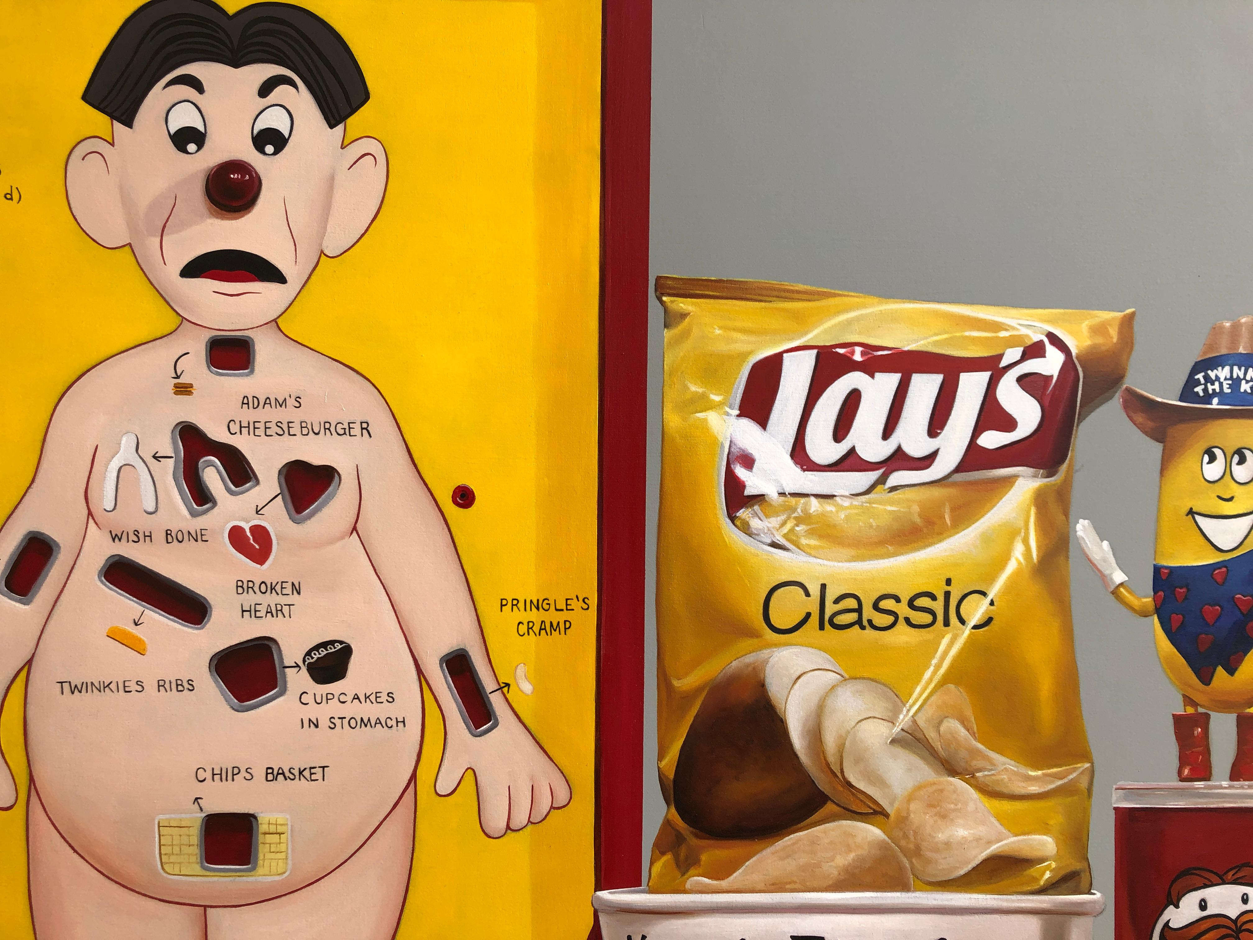 You Are What You Eat - Painting by Pat Hobaugh