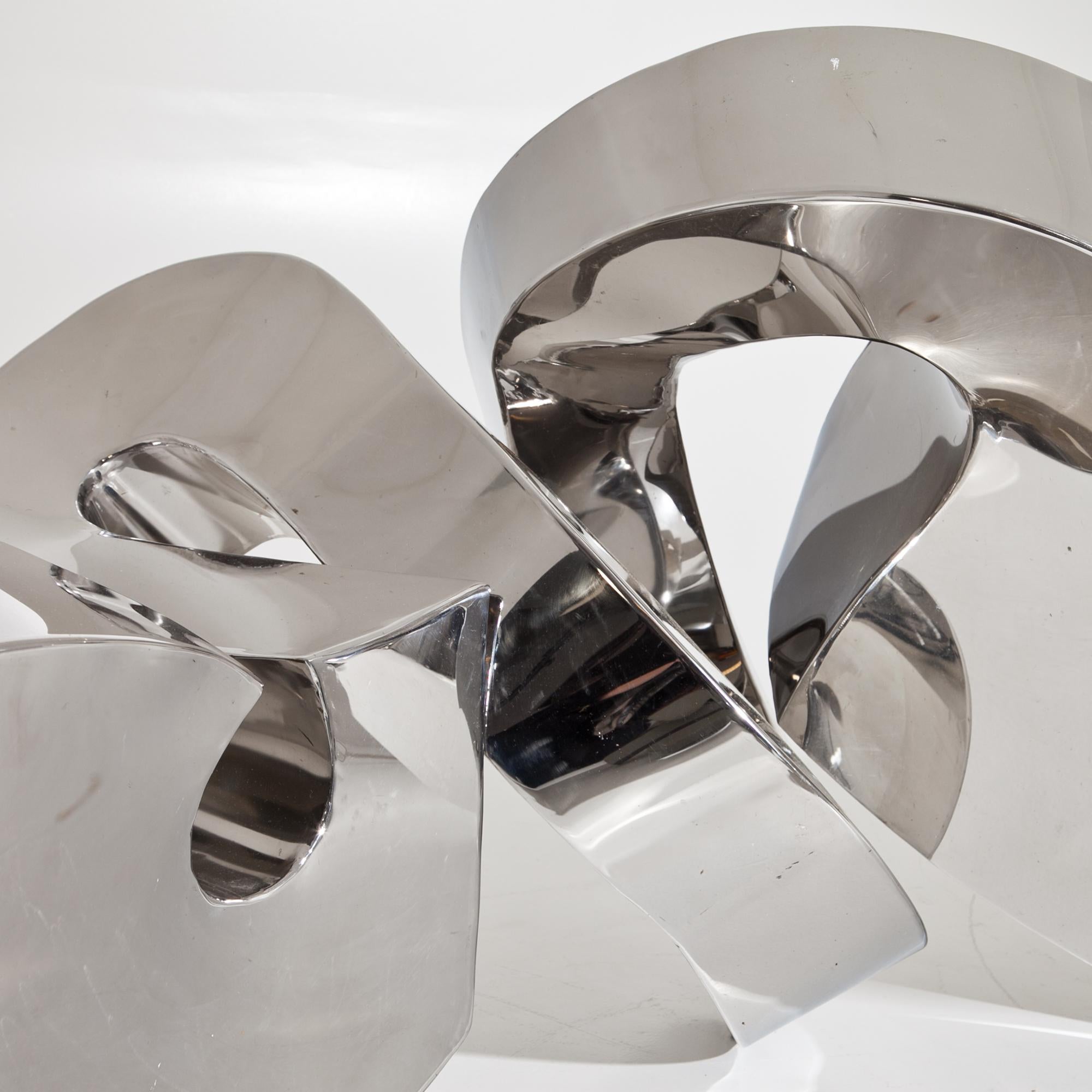 REFLEKTOR, Jörg Bach, 2013, polierter Edelstahl, abstrakte Skulptur, Deutschland im Angebot 5