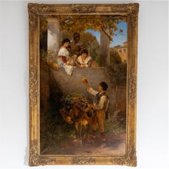 Joseph Fay (1812-1875) Anfänge an die schönen Schwestern, Dsseldorf School 1872