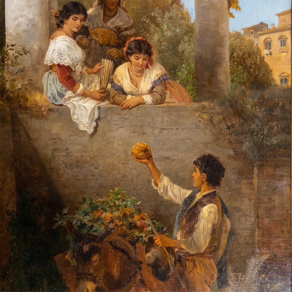 Joseph Fay (1812-1875) Anfänge an die schönen Schwestern, Dsseldorf School 1872 2