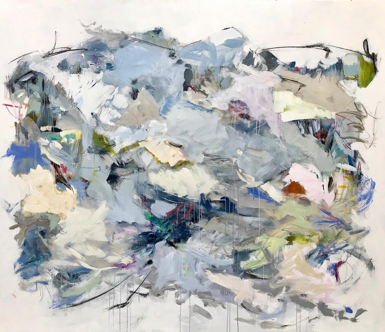 Maria Burtis Walking Back Abstract Expressionism Mixed Media