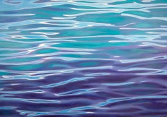 Antarctica II, Danielle Eubank, oil on linen, abstract, waterscape