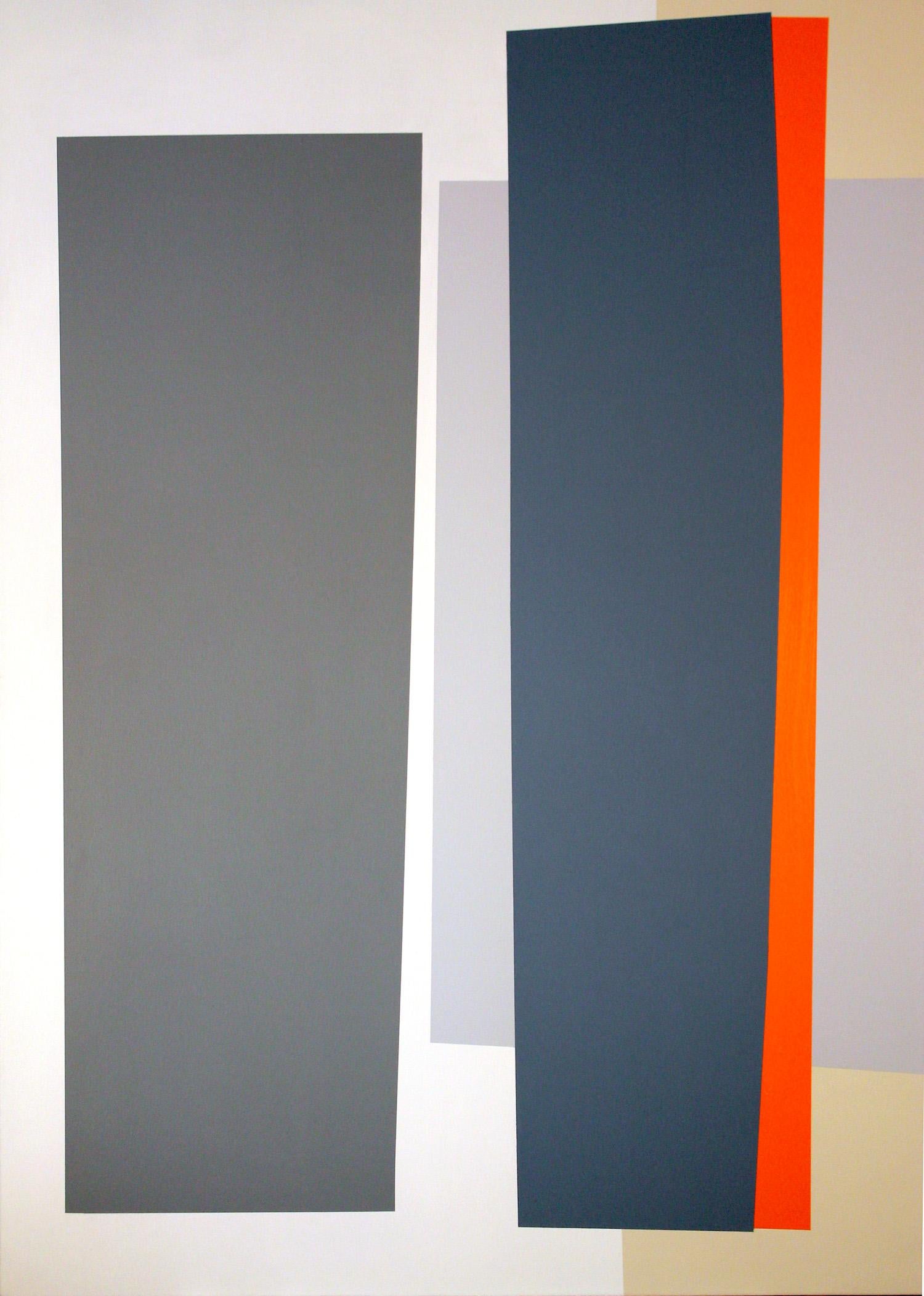 Eric Bohr Abstract Painting – Frontiers 25, acrylic on canvas, geometric abstraction, hard edge, minimal