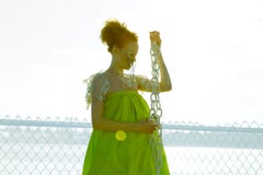Chains - Green and gold and chains - Fashion Feminist Photography, Karen Epstein