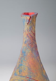 Untitled #31 - Ceramic Vessel with Pastel tones by Marc Cohen